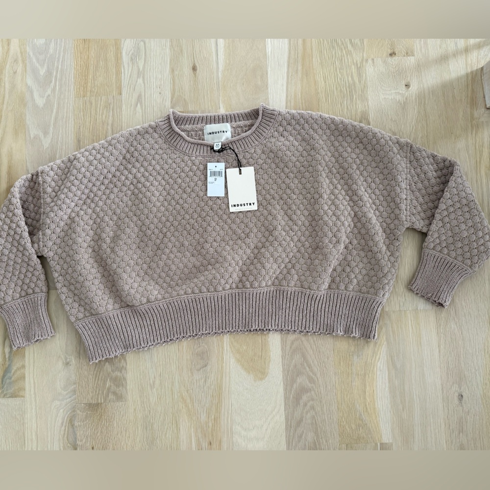 Industry Republic Crop Sweater NWT!